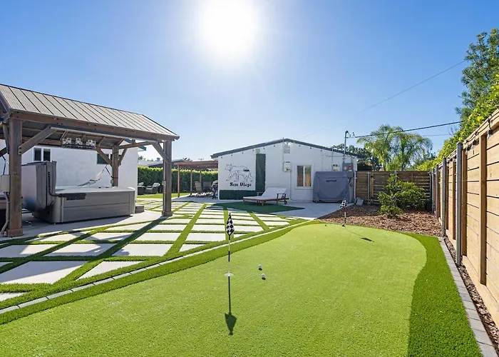 San Diego Chill House With Jacuzzi-Golf-Game Room