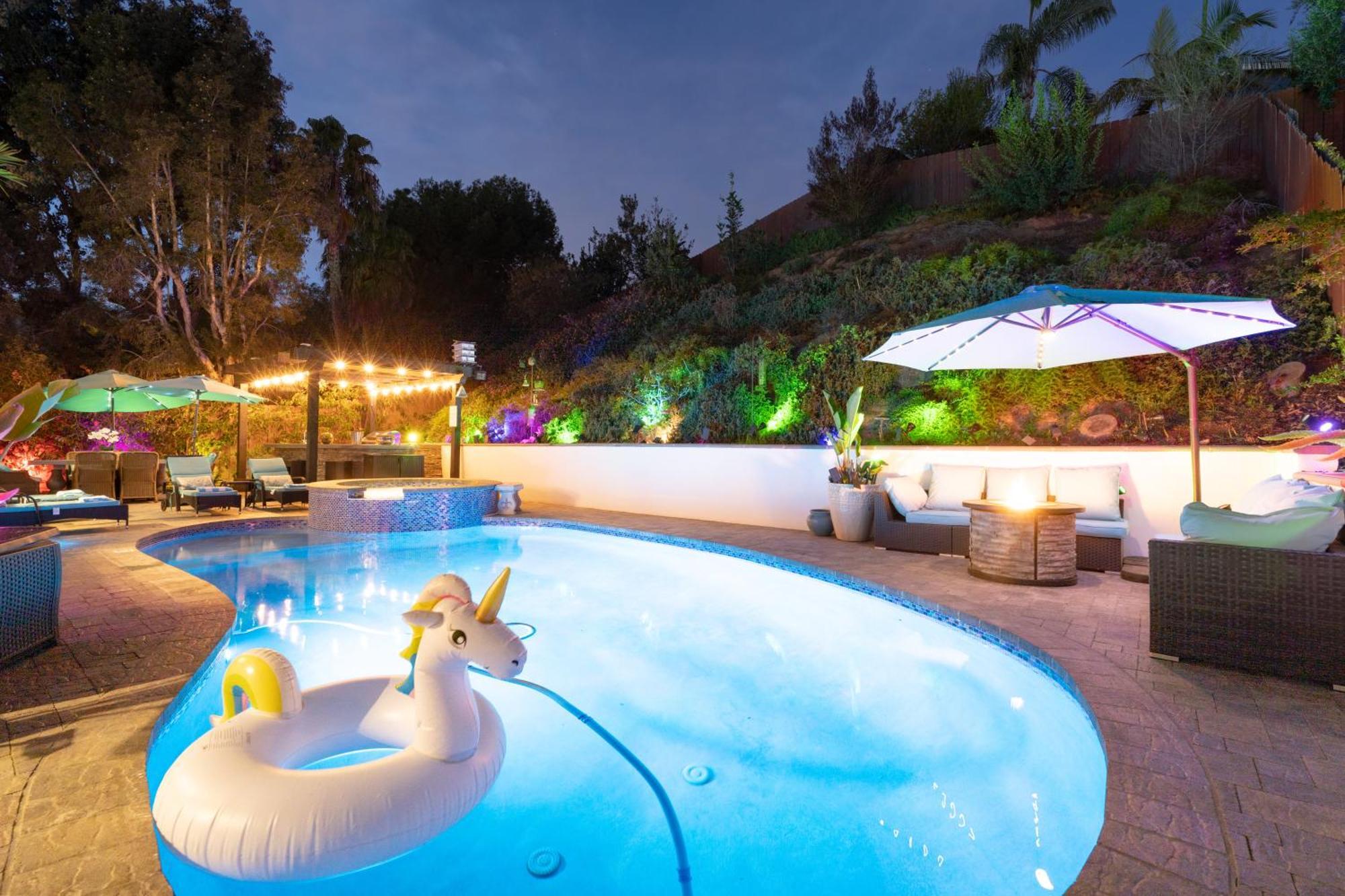 Luxury 5 Star Like Dream New 2023 Ac Private Pool Close To * San Diego