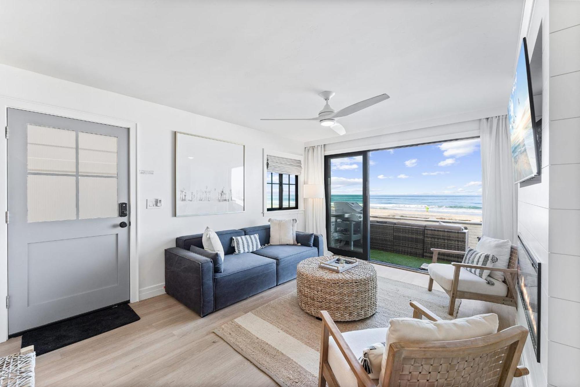 Luxury Ground S Oceanfront Unit With Boardwalk Lounge Firepit - Ac San Diego