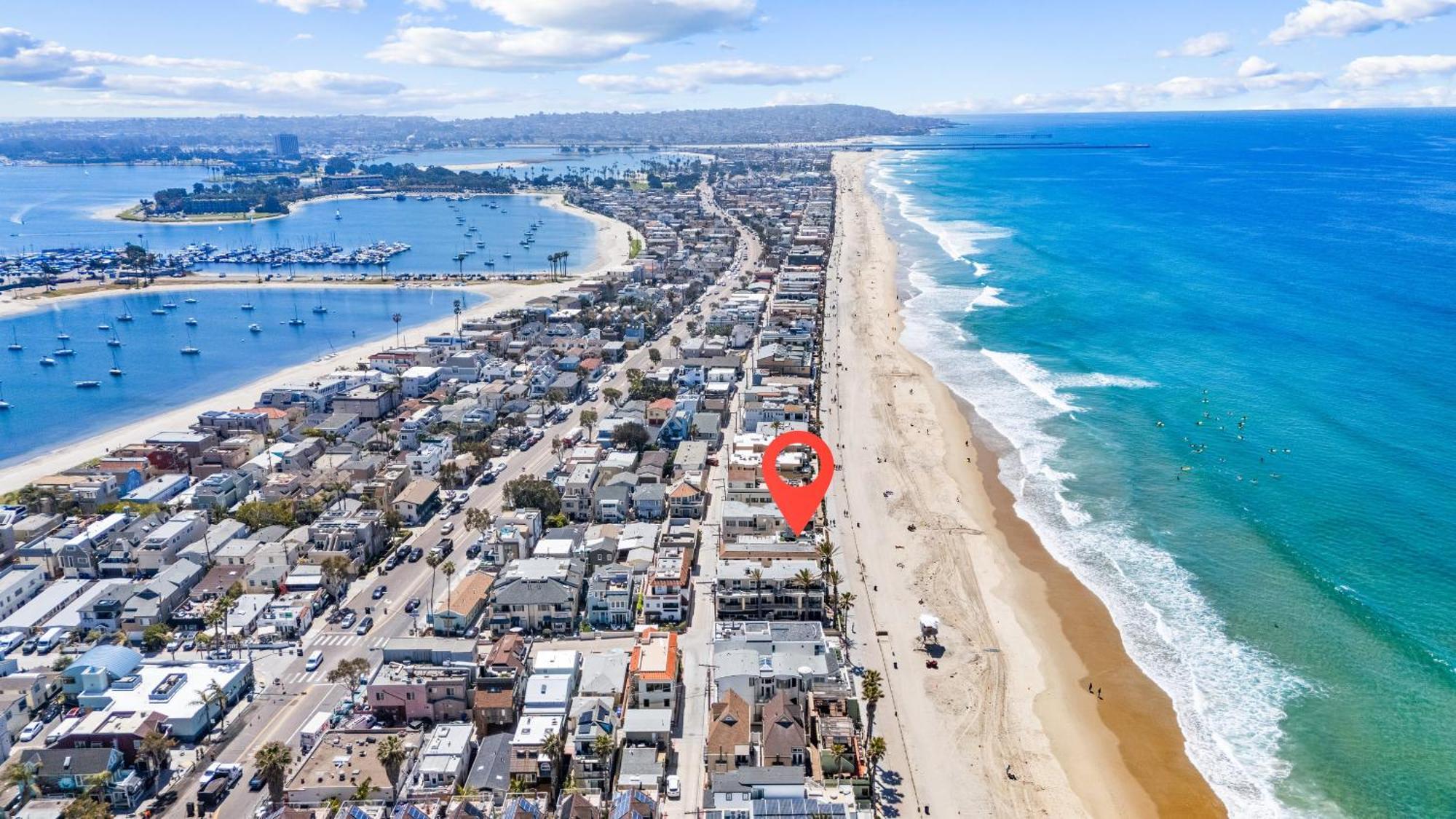 Holiday home Luxury Ground S Oceanfront Unit With Boardwalk Lounge Firepit - Ac San Diego
