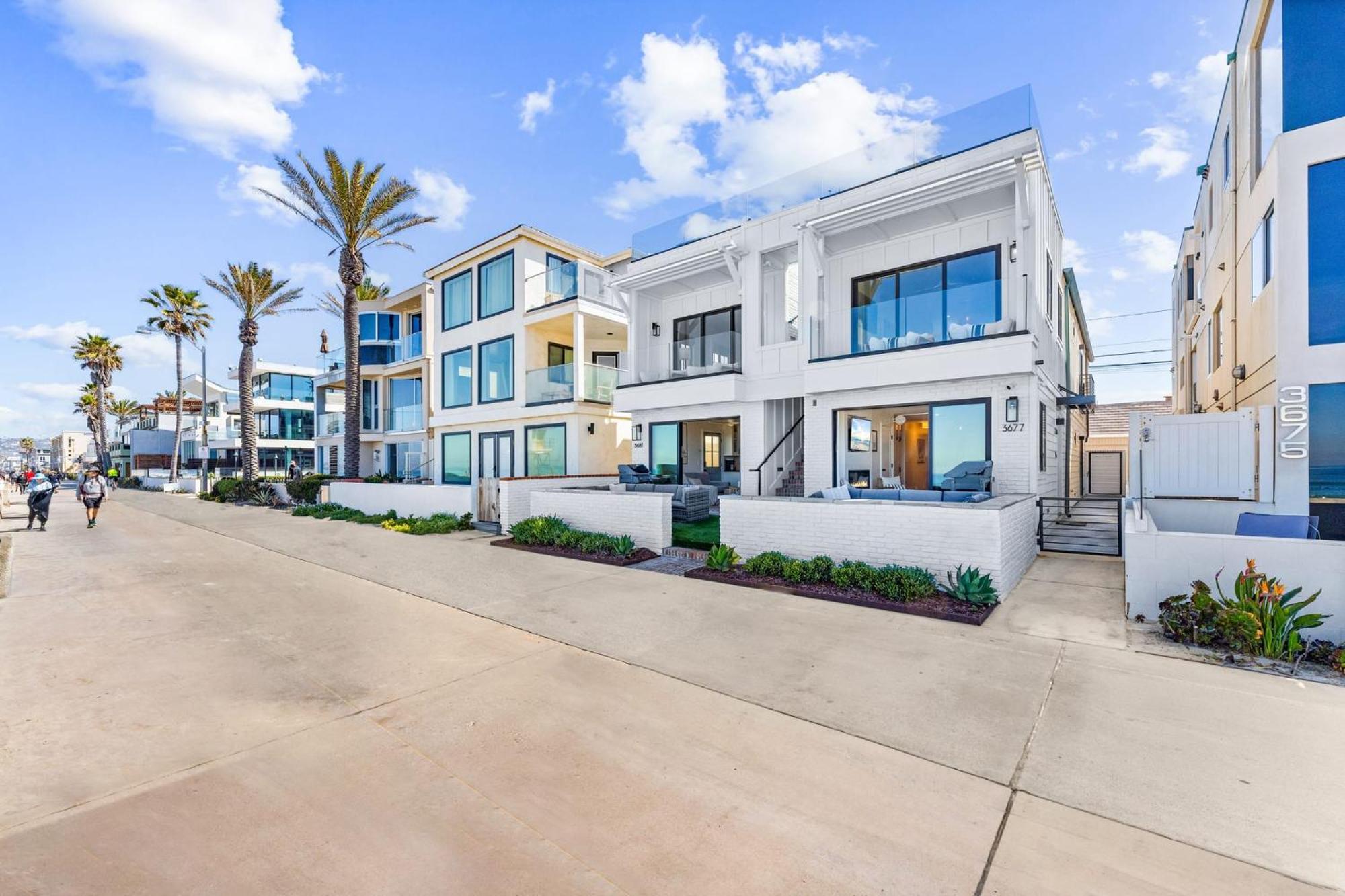 Luxury Ground S Oceanfront Unit With Boardwalk Lounge Firepit - Ac San Diego