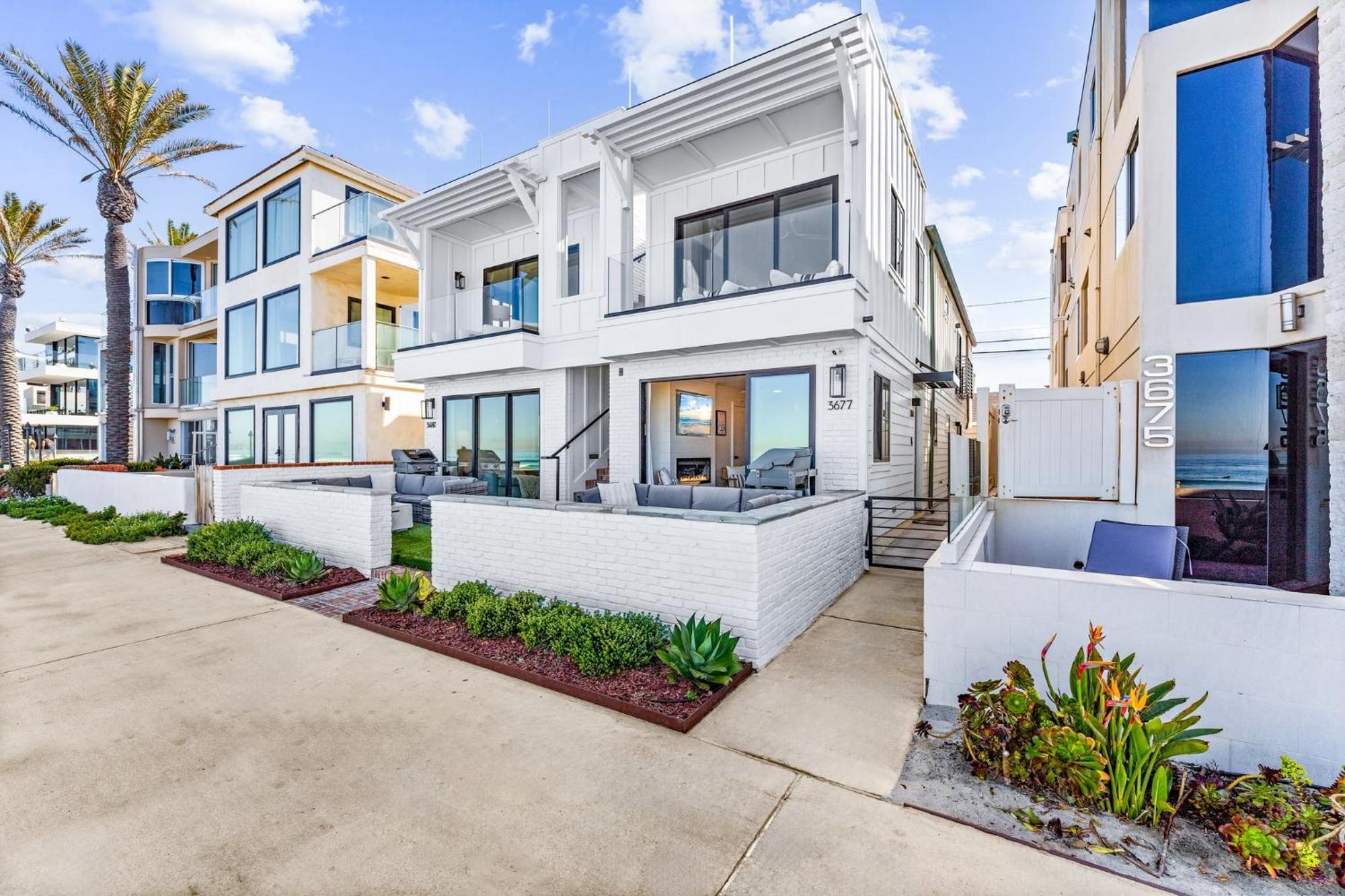 Luxury Ground S Oceanfront Unit With Boardwalk Lounge Firepit - Ac San Diego