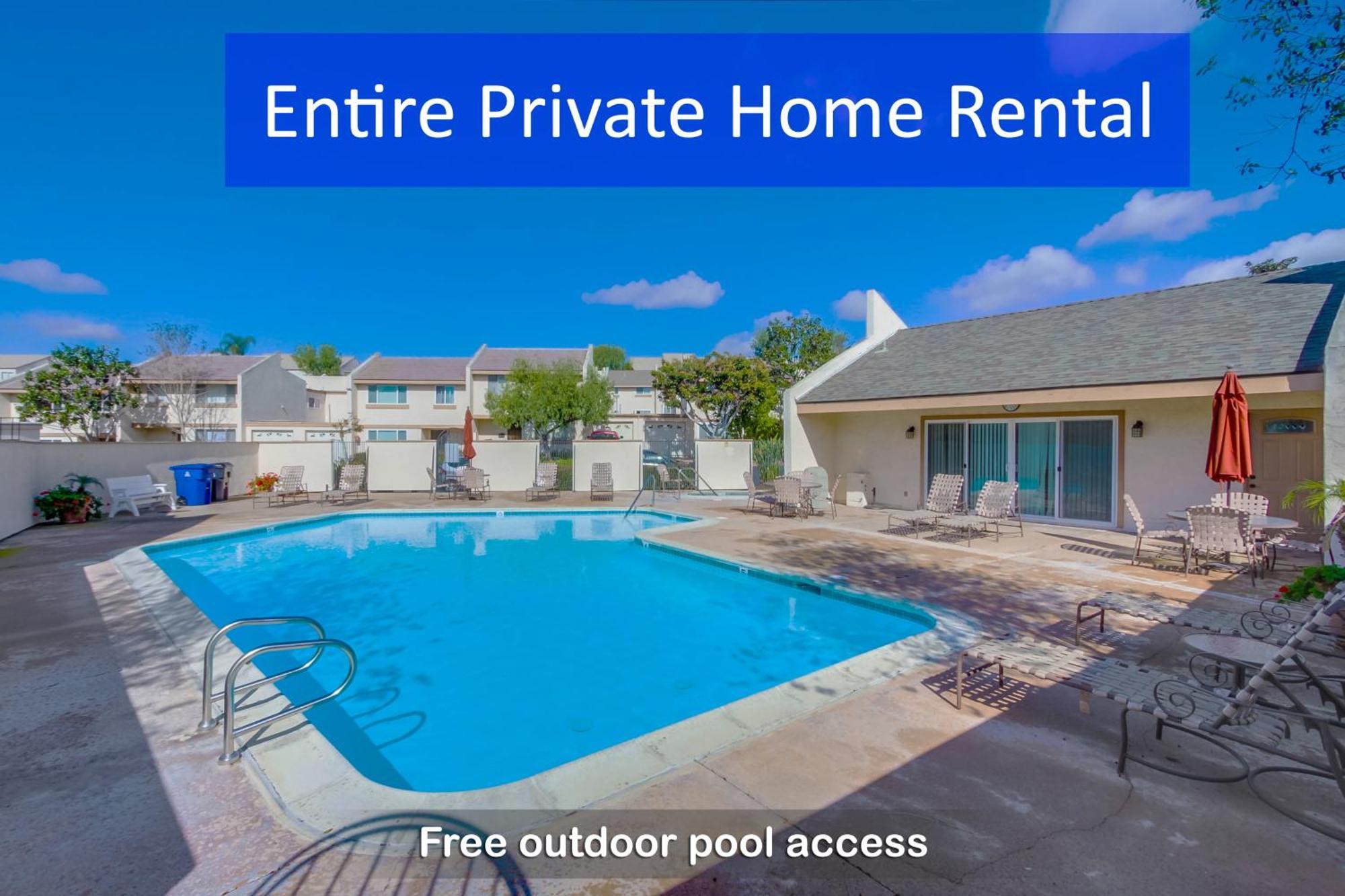 Holiday home Entire Spacious 4-bedroom House W Free Pool Access, Garage & Parking In Prime Location San Diego