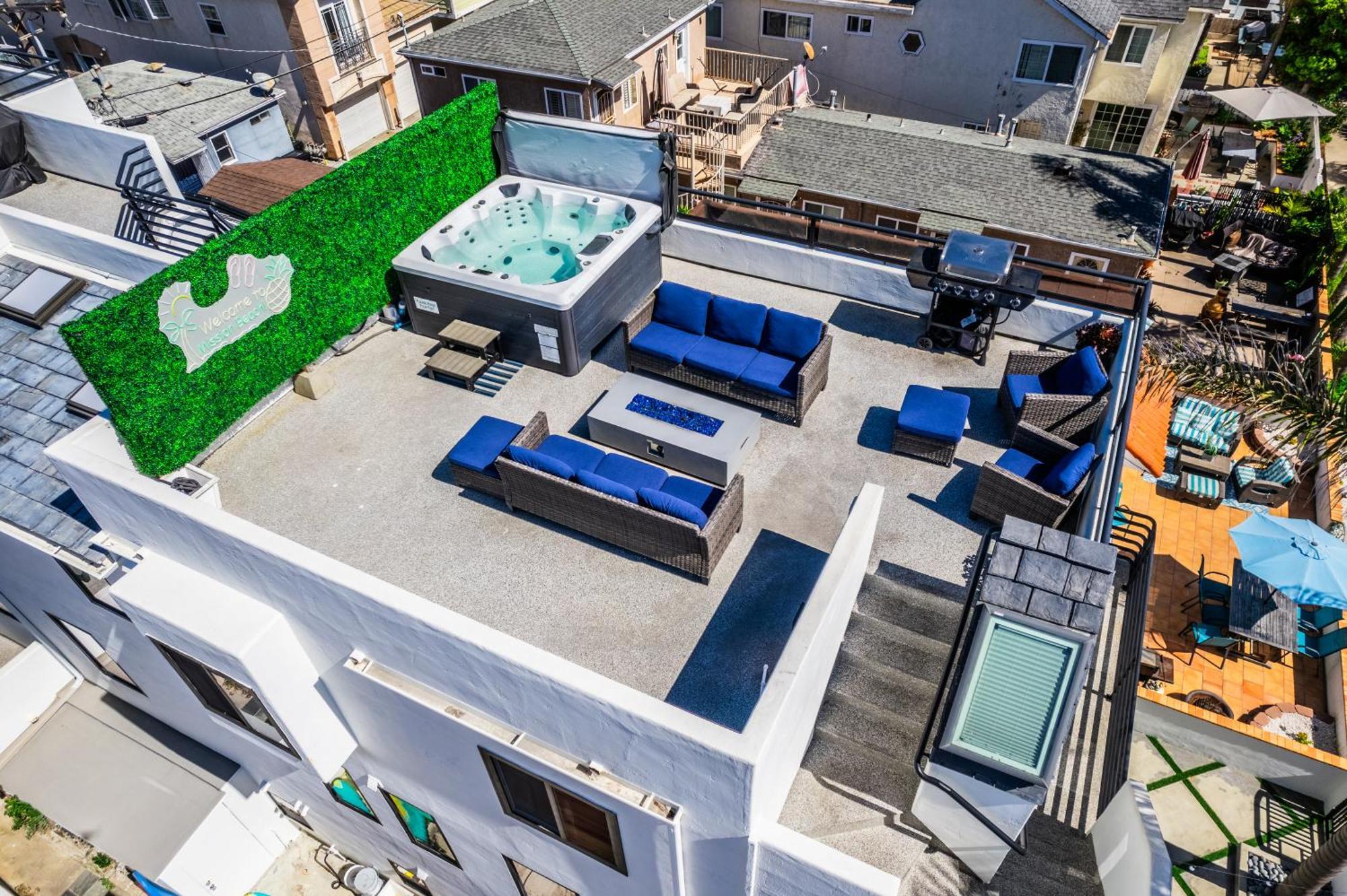 Holiday home Ocean & Bay Panorama 4 Levels Rooftop With Hot Tub San Diego
