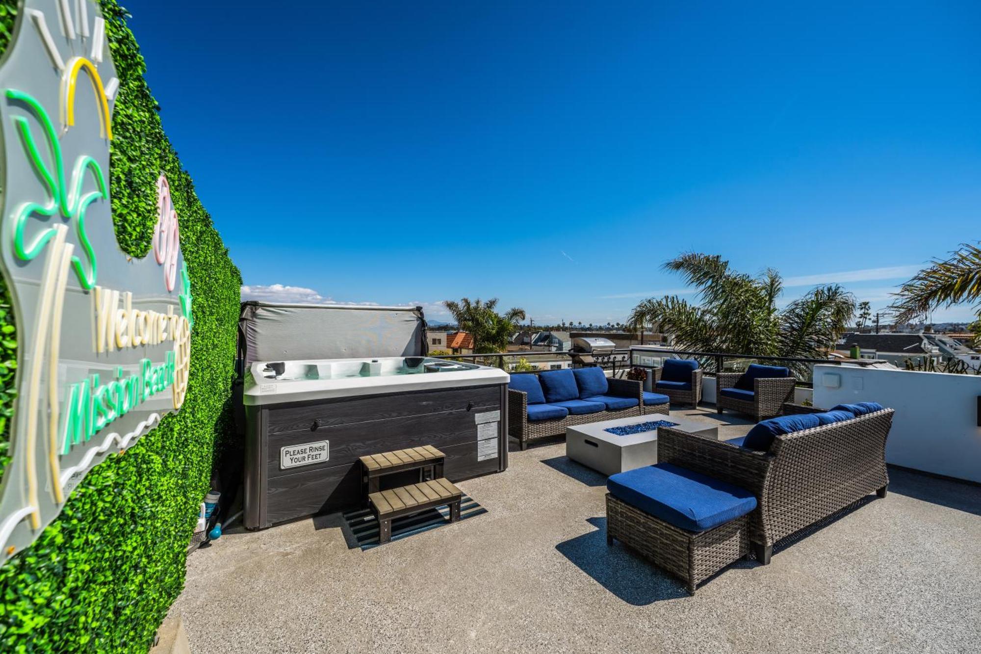 Ocean & Bay Panorama 4 Levels Rooftop With Hot Tub * San Diego
