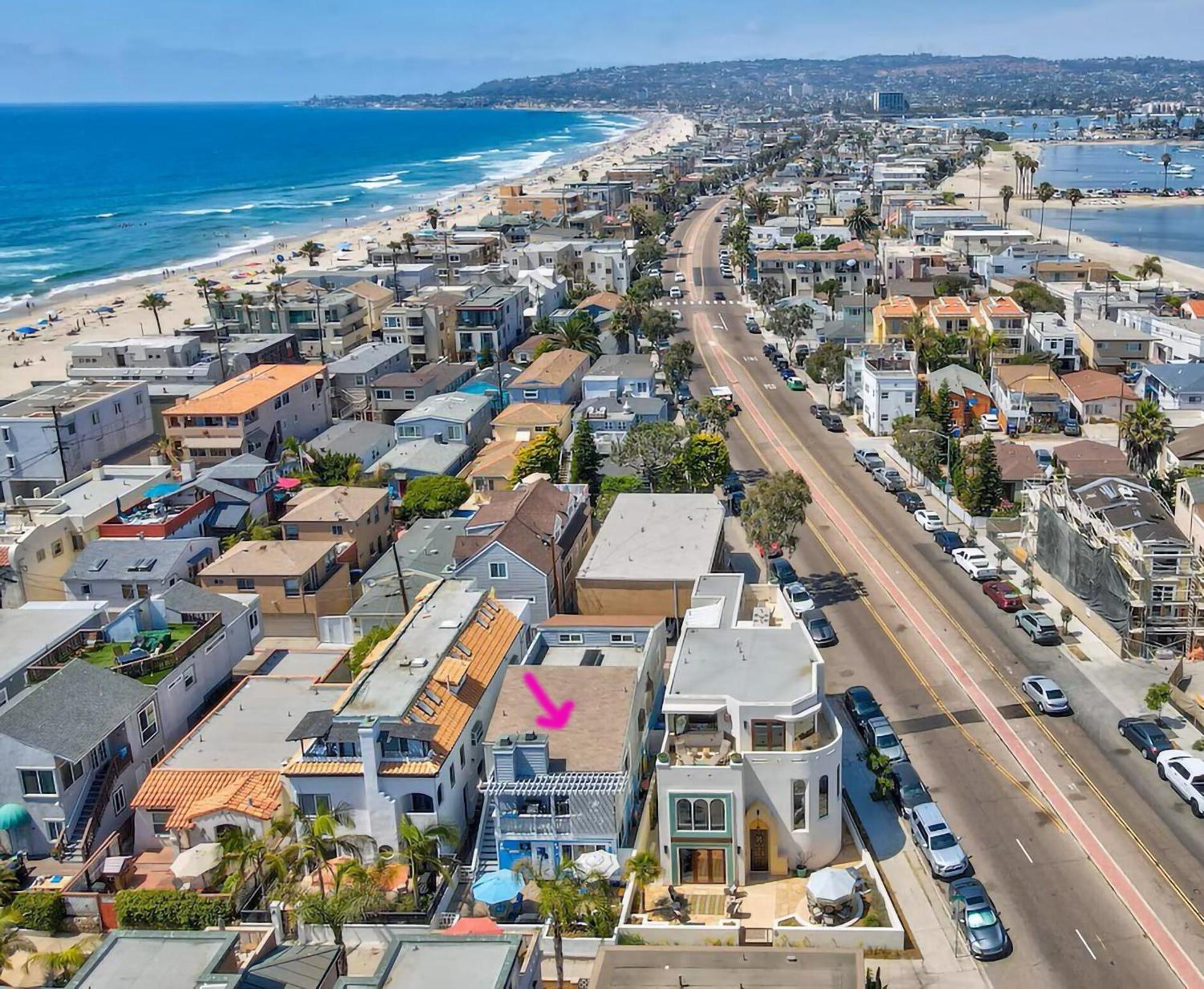 Apartment Luna Azul, Cozy Only Steps To Mission Beach! Free Internet San Diego