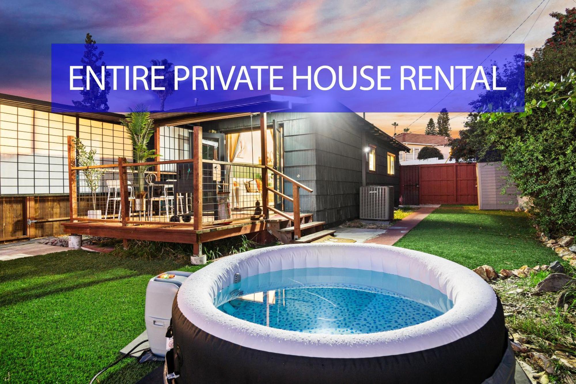 Сasa de vacaciones Entire Private 1-bedroom With Hot Spa, 1 Gbps Wi-fi, Parking, View *