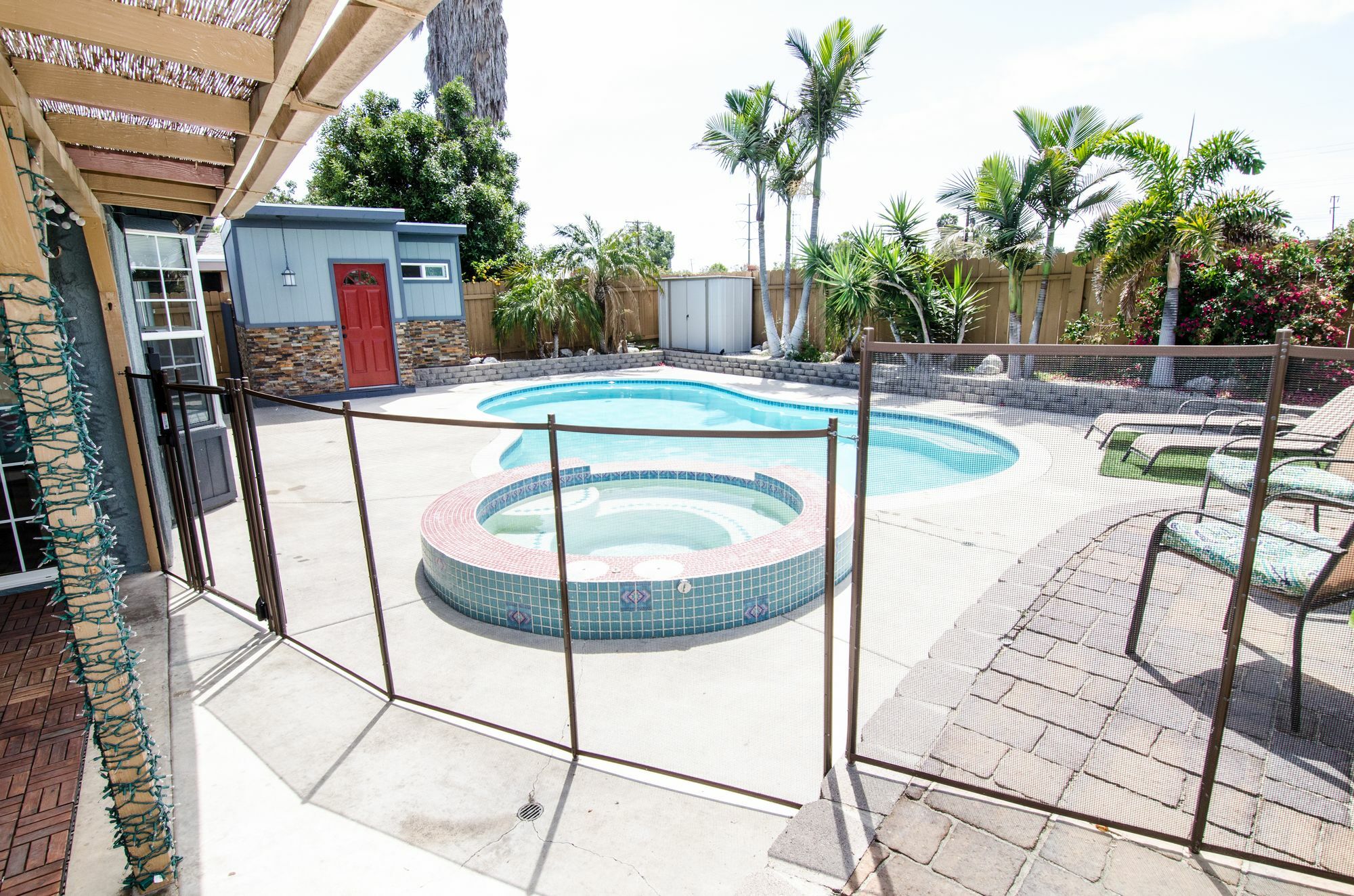 Poolside