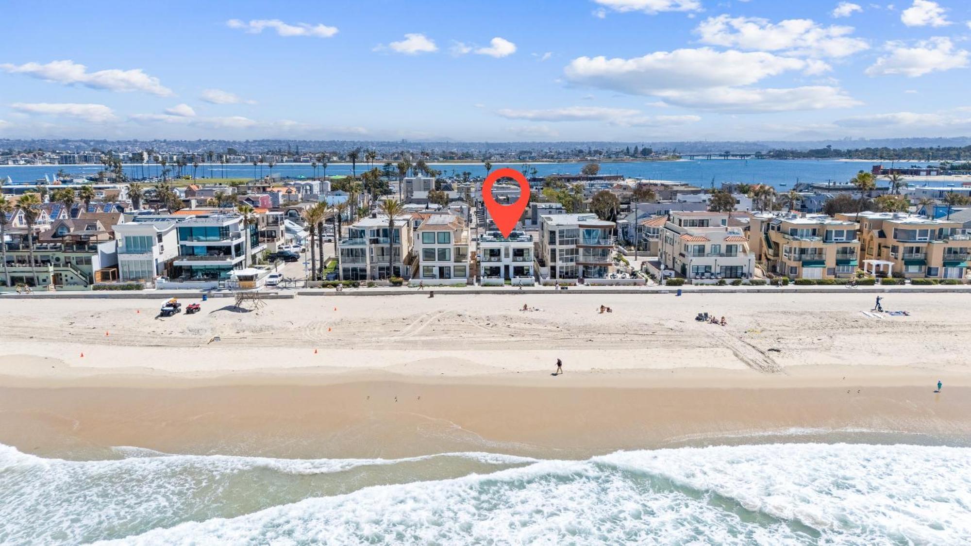 Entire Ground Beachfront Luxury Unit With Patio * San Diego